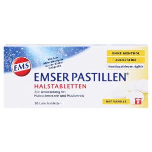 EMSER Pastillen ohne Menthol zuckerfrei